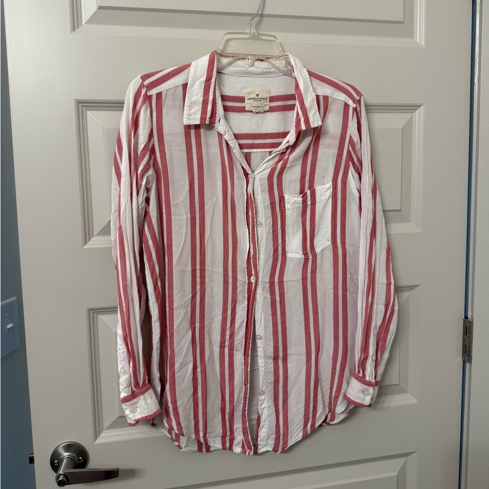 AE oversized dress shirt